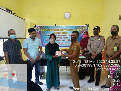 Pemkab Siak Salurkan Sembako, BLT Dana Desa di 14 Kecamatan